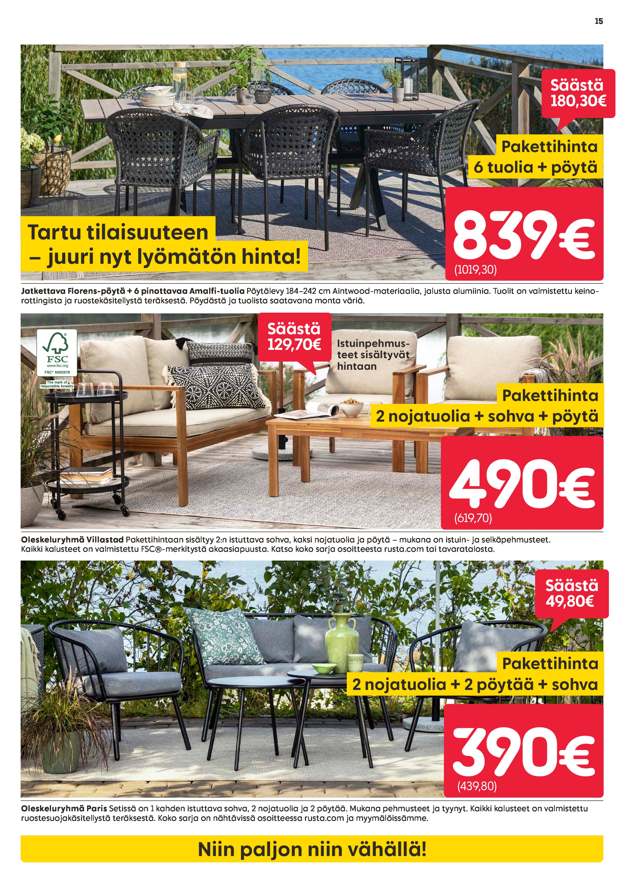 Rusta Rustattuja Hintoja sivu 15